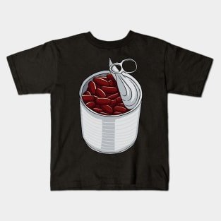 Can Of Beans Kidney Beans Baked Beans Kids T-Shirt